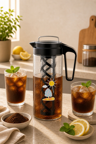 Any Morning Cgj054 Džbán na kávu a čaj Cold Brew 1300 ml