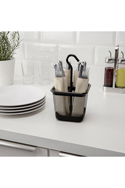 co arma UPPDATERA Cutlery Holder, Yellow, 12x12 cm