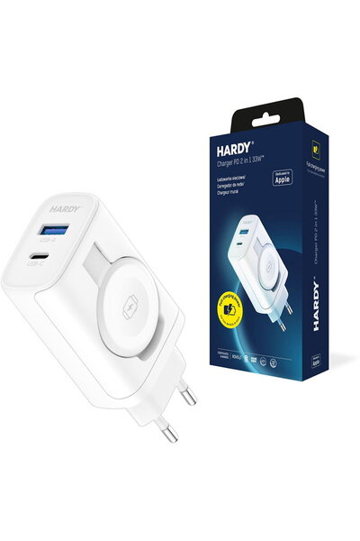 3MK USB-C/A Apple Watch Wireless PD33W Alb