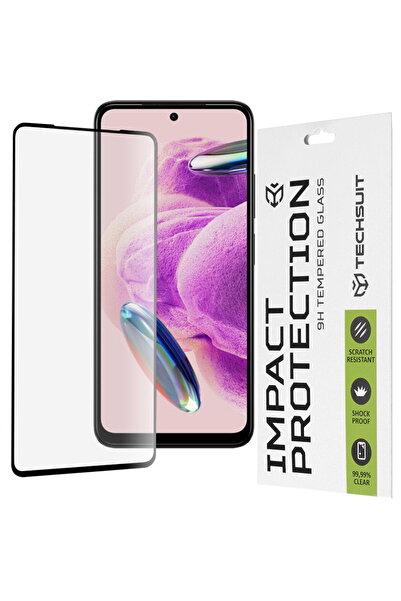 Techsuit Folie pentru Xiaomi Redmi Note 12S - 111D Full Cover / Full Glue Gla...