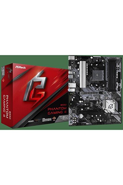 ASROCK MB AM4 B550 Phantom Gaming 4