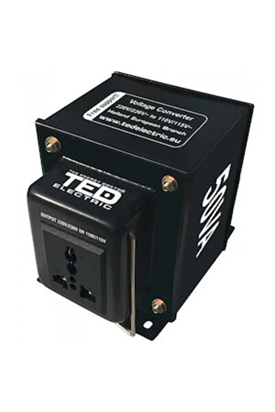 TED Electric Transformator 230-220V la 110-115V 100VA/100W reversibil TED002235