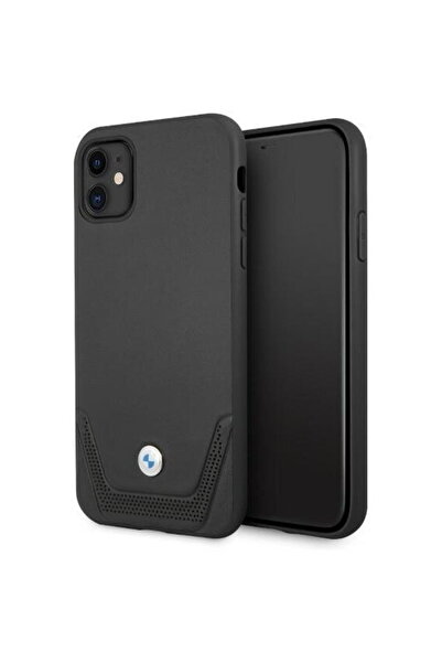 BMW Etui BMHCN61RSWPK iPhone 11 6,1" / Xr Negru/black hardcase Leather Perforate