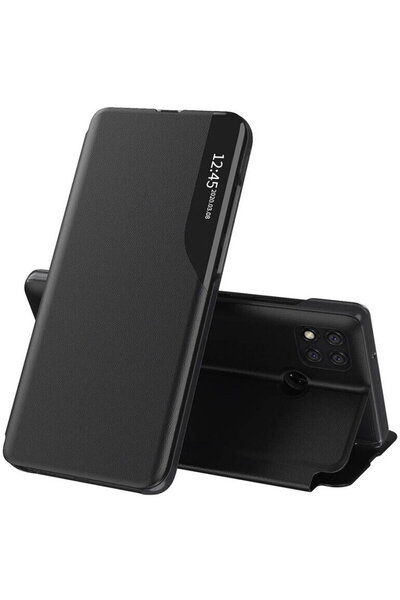 Techsuit Husa pentru Xiaomi Redmi 9C / Redmi 9C NFC - eFold Series - Black