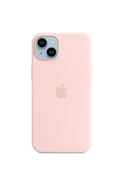 Apple iPhone 14 Plus Σιλικόνης MagSafe - Ροζ Κιμωλίας