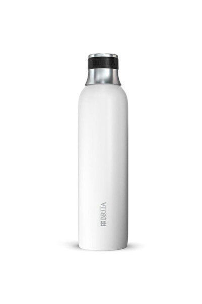 BRITA Sticlă SodaTRIO din oțel inoxidabil, albă, mică