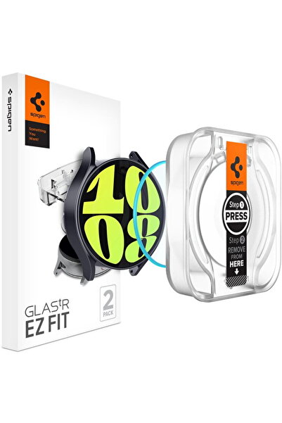 Spigen Glass tR EZ Fit 2 Pack - Samsung Galaxy Watch6 44mm