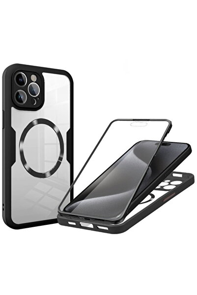 Techsuit Husă pentru iPhone 16 Pro Max + Folie - ColorVerse 360 MagSafe Serie...