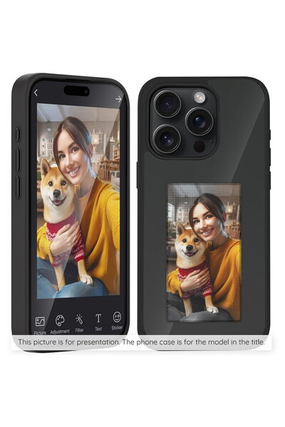 Techsuit Husă pentru iPhone 16 Plus - SmartScreen NFC - Negru