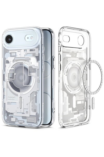 Spigen Husa pentru iPhone 17 Air - Ultra Hybrid Zero One MagSafe - White