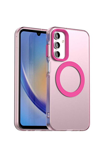 Techsuit Husă pentru Samsung Galaxy A15 4G / A15 5G - CandyCase MagSafe - Roz