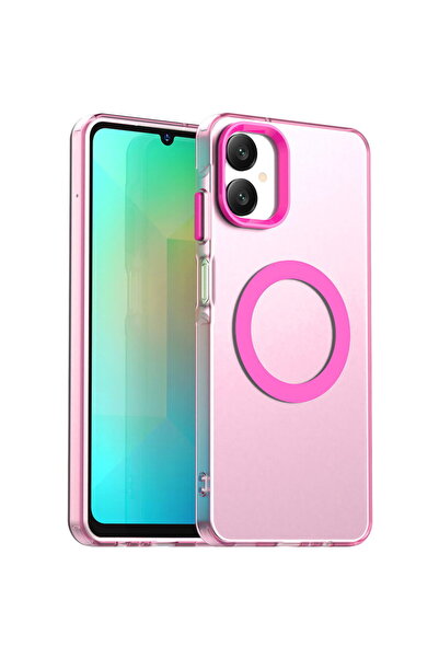 Techsuit Husă pentru Samsung Galaxy A06 - CandyCase MagSafe - Roz