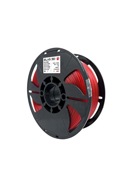 ELAS3D Elas 3D Kırmızı PLA Pro Filament - 1.75mm - 1 Kg