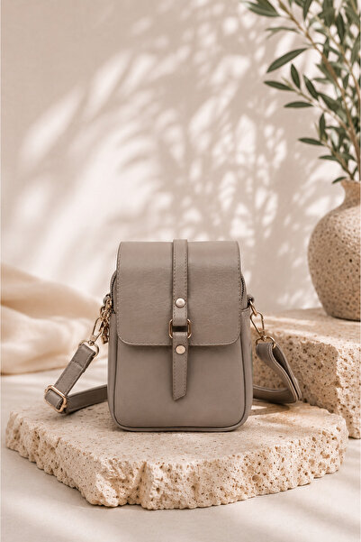 Maslan Bags Women's Mink Cover 2-Compartment Zippered Crossbody and Shoulder ...