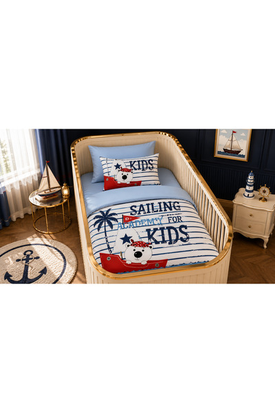Fabeteks Chilean Academy Single Digital Baby Bedding Set for Kids