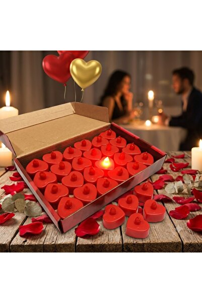 NEWSTORE HOME Led Işıklı Mum 24'lü Set