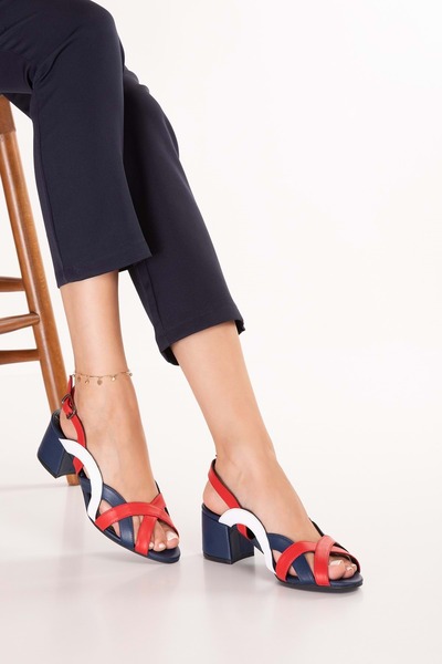 Gondol Women's Genuine Leather Classic Heeled Shoes Shhn.1136 Tommy