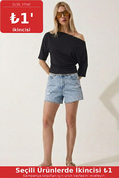 COMBİNE MİCHAİL Tricou negru, mulat, cu mânecă scurtă, pentru femei