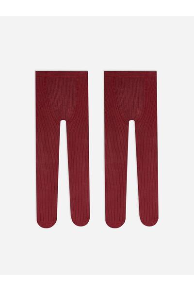 LC Waikiki Mixed Ribbed Girls' Pantyhose 2-Pack (S6)