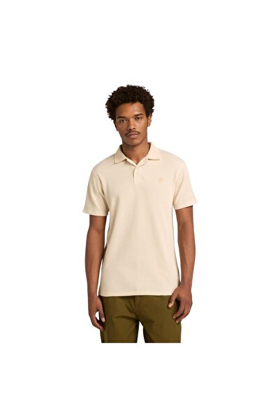 Timberland B0A41S5Efl1-R Wharf River Waffle Short Sleeve Polo Men's T-Shirt C...