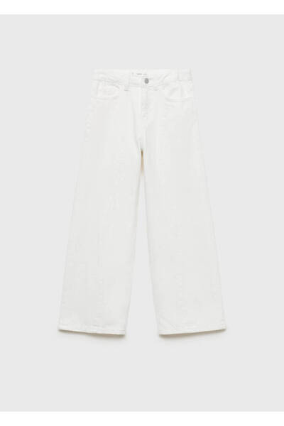MANGO Kids Weite Jeans mit Nahtdetails