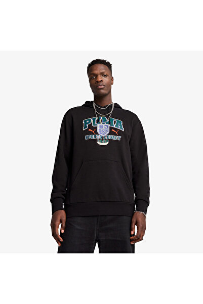 Puma Sports Legacy Graphic Men's Black Sweatshirt
