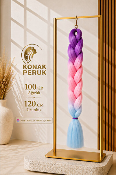 KONAK PERUK Συνθετικά μαλλιά για αφρικανική πλεξούδα Rasta και Box Braid - Μω...