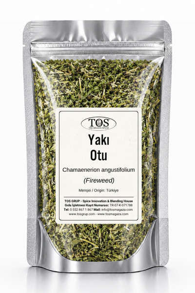 TOS The Organic Spices Yakı Otu 100 gr (1. KALİTE) Chamaenerion Angustifolium...
