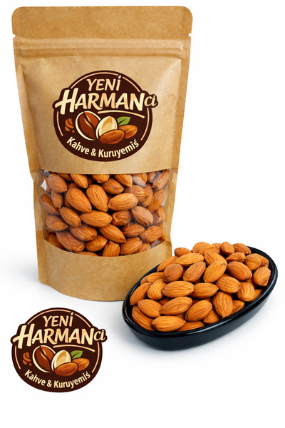 Yeni Harmancı Badem İçi Çiğ İri Taneli 1 Kg