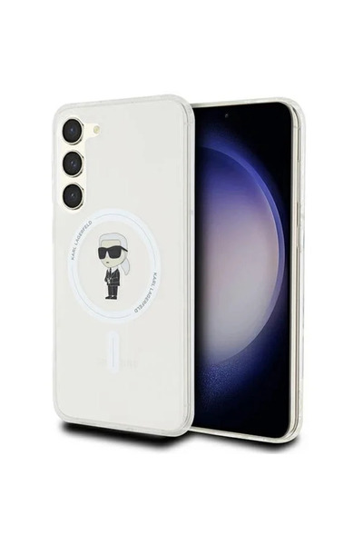 Karl Lagerfeld Carcasă IML Ikonic MagSafe pentru Samsung Galaxy S23+ - transp...