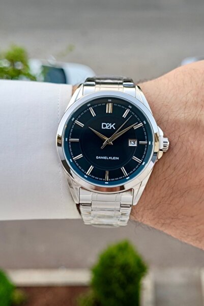 Daniel Klein 42 mm Men's Wristwatch with Blue Dial and Metallic Color 2 Years...