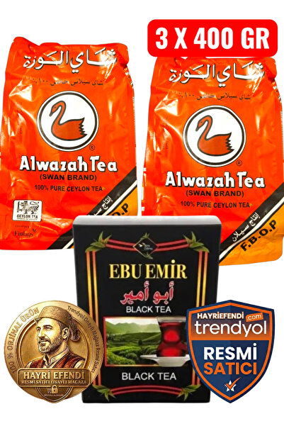 ALWAZAH TEA Seylan Kaçak Dökme Çayı (3'lü Paket) HayriEfendi ONAYLI MAĞAZA RE...