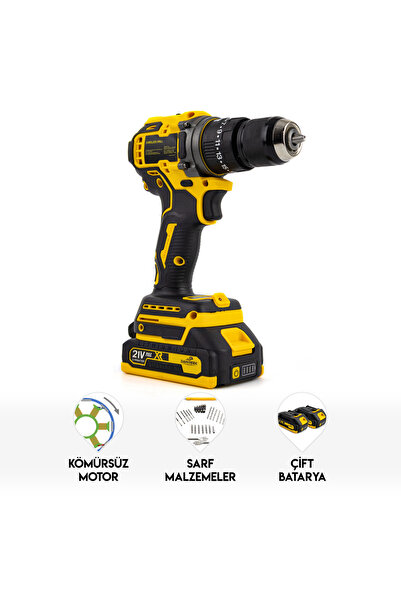Dawreek 10mm Yellow Kömürsüz Vidalama