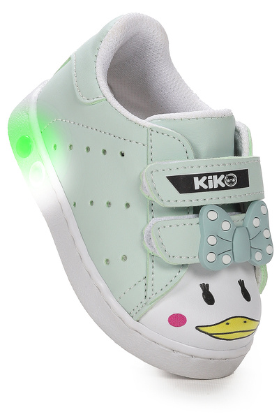 Kiko Kids Bart Cırtlı Işıklı Kız Bebek Spor Ayakkabı