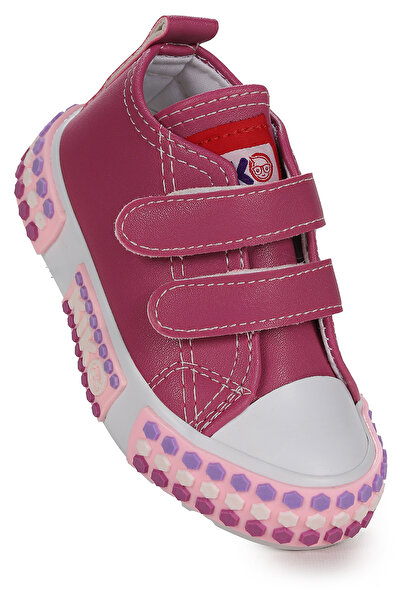 Kiko Kids حذاء رياضي كاجوال للفتيات الصغيرات من Kach Velcro