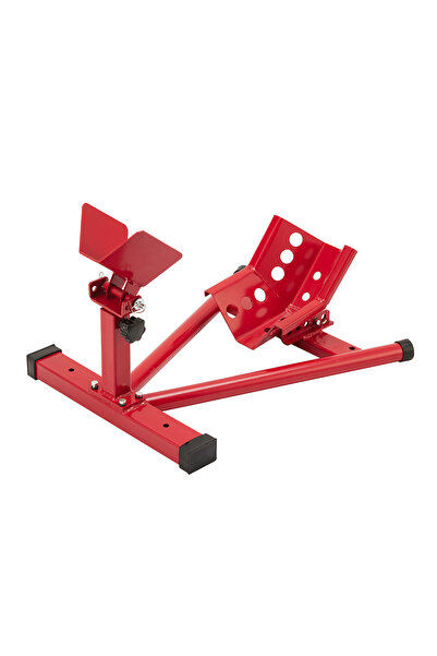 Lawazim Motorcycle Front Wheel Chock Stand Adjustable Tire Holder for Trailer...