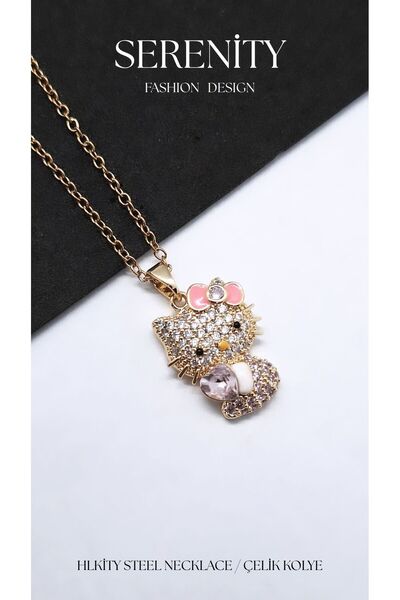 Serenity Hello Kitty Figure Steel Necklace01