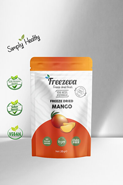 Freezeva Dondurularak Kurutulmuş Mango – Freeze Dried Mango- Mango Kuru Meyve...
