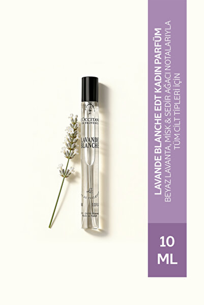 L'Occitane Lavande Blanche Parfüm, EDT, Kadın, Beyaz Lavanta, Misk ve Sedir A...