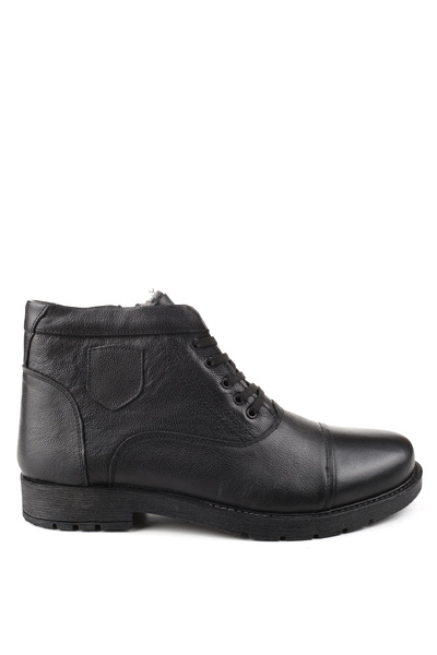 Walkenzo 081 Μεγάλου μεγέθους Γνήσιες Δερμάτινες Χειμερινές Ανδρικές Μπότες μ...