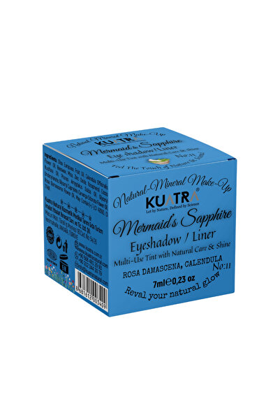 KUATRA Mermaid’s Sapphire Krem Far, Eyeliner Doğal İçerikli,