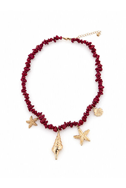 Venus Design Coral Charm Necklace