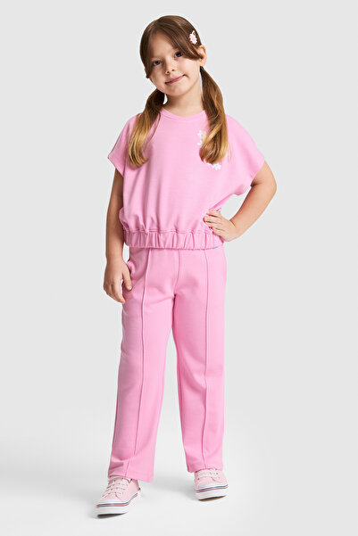 U.S. Polo Assn. Kız Çocuk Pembe Eşofman Altı 50325670-VR041