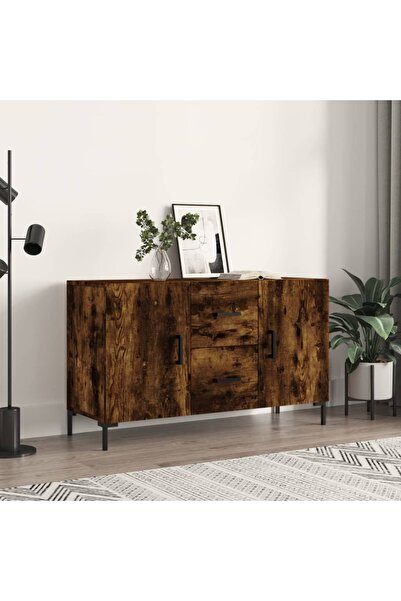 Concept Servantă, stejar fumuriu, 100x36x60 cm, lemn compozit