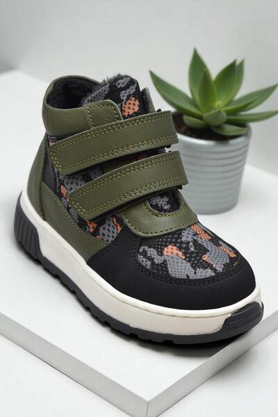 ISPARTALILAR 114A Cizme ortopedice din piele cu velcro pentru fete Cizme din ...