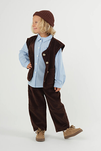 Mioma Kids Striped Shirt Blue