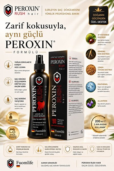 PEROXIN RUSH Vital Complex Bitkisel Saç Bakım Spreyi - 250 Ml