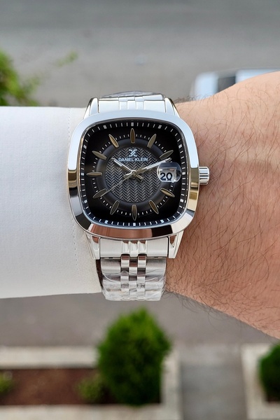 Daniel Klein Kadranı Siyah Kordonu Metalik Renk 39 Mm 2 Yıl Garantili Erkek K...