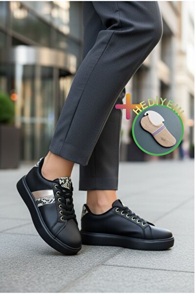 Mia marya Snake Patterned Women's Sneakers – Orthopedic Platform Thick Sole S...