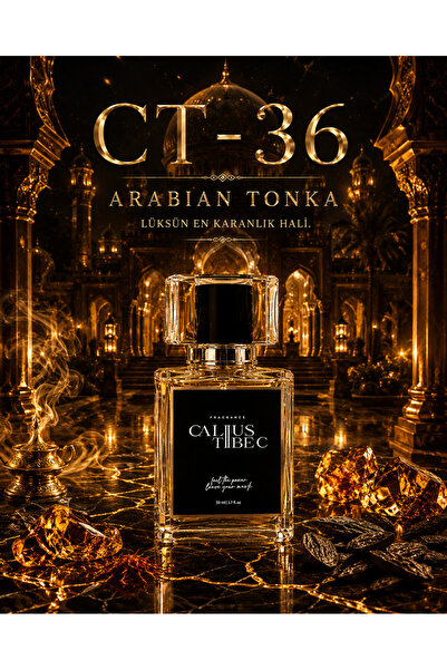 Ct-36 Arabian Tonka Muadili Parfüm Edp Safran - Bergamot - Agarwood - Bulgar Gülü - Kehribar - Misk